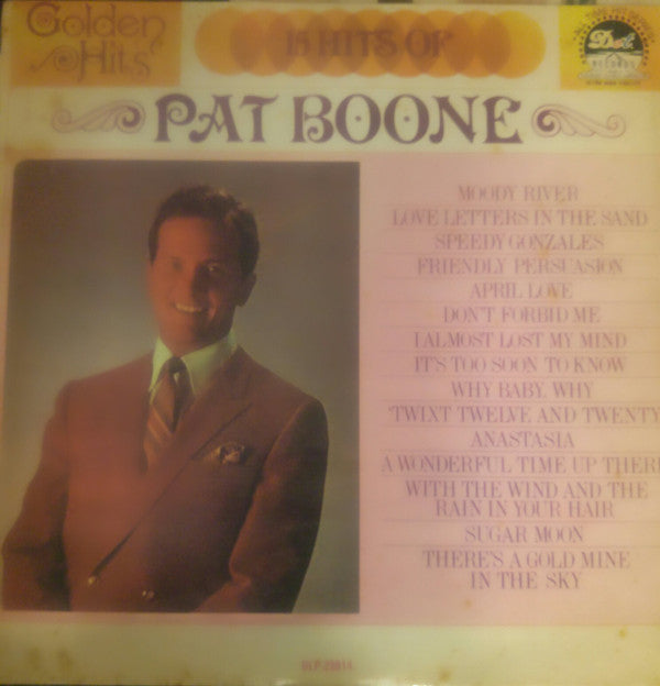 Pat Boone : Golden Hits - 15 Hits Of Pat Boone (LP, Comp)