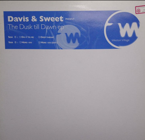 Davis & Sweet : The Dusk Till Dawn EP (12", EP)