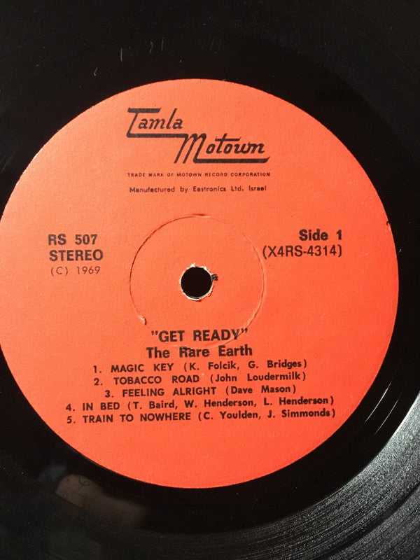 Rare Earth : Get Ready  (LP, Album)