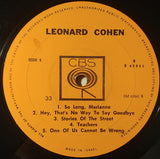 Leonard Cohen : Songs Of Leonard Cohen  (LP, Album)