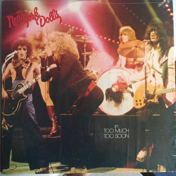 New York Dolls : Too Much Too Soon (LP, Album, RP, Red)