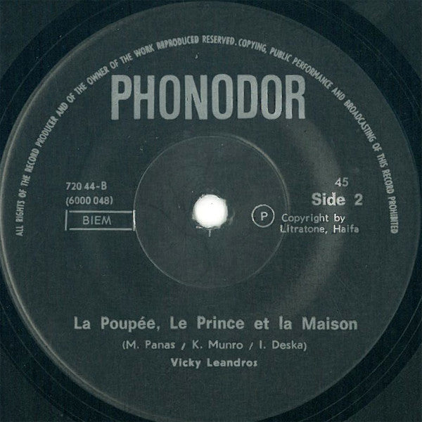 Vicky Leandros : Après Toi (7", Single)