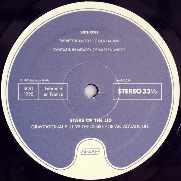 Stars Of The Lid : Gravitational Pull Vs The Desire For An Aquatic Life (LP, Album, RP)