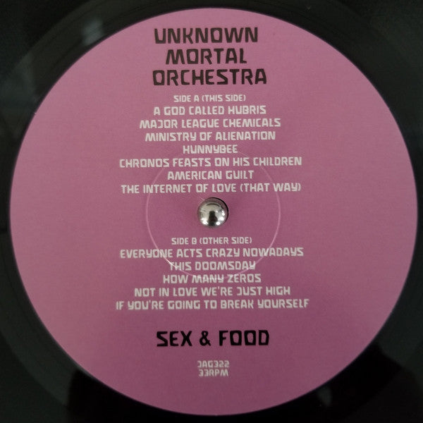 Unknown Mortal Orchestra : Sex & Food (LP, Album)