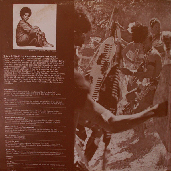 Ipi-Tombi Featuring Margaret Singana : The Warrior (LP, Album, Gat)