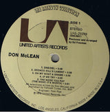 Don McLean : Don McLean (LP, Album)