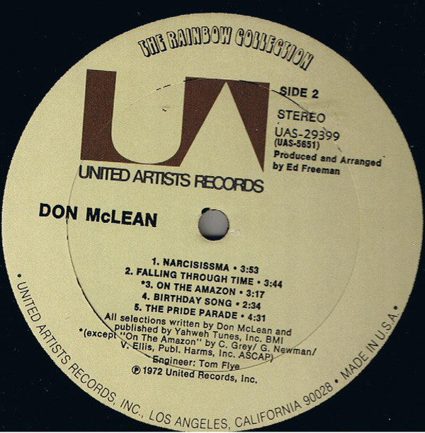 Don McLean : Don McLean (LP, Album)