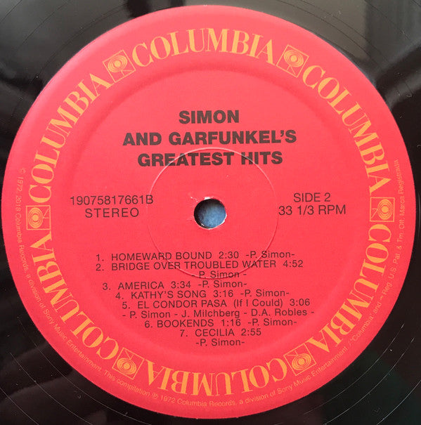 Simon & Garfunkel : Simon And Garfunkel's Greatest Hits (LP, Comp, RE)