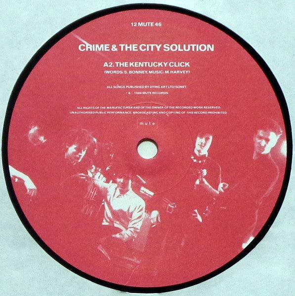 Crime And The City Solution* : The Kentucky Click / Adventure (12", Single)