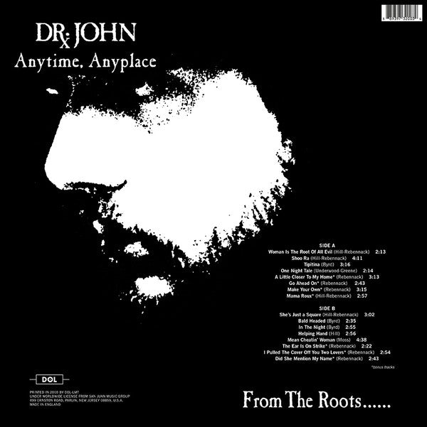 Dr. John : Anytime, Anyplace (LP, Album, RE, 180)