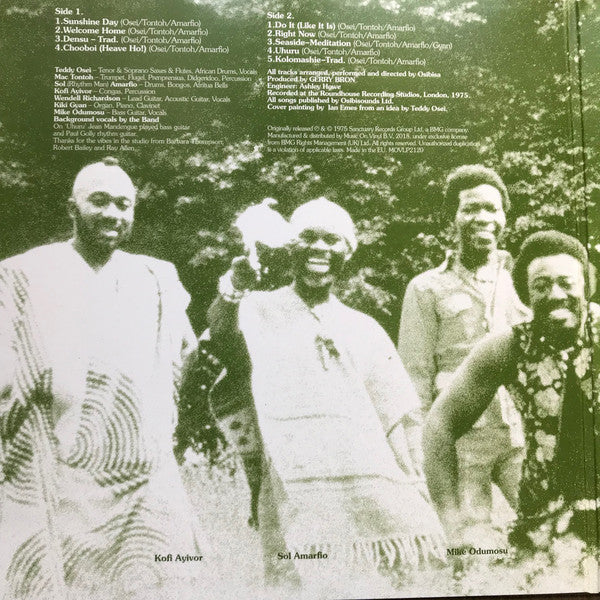 Osibisa : Welcome Home (LP, Album, Ltd, Num, RE, Col)