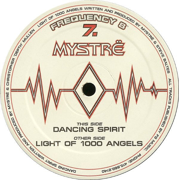 Mystrë : Dancing Spirit / Light Of 1000 Angels (12")