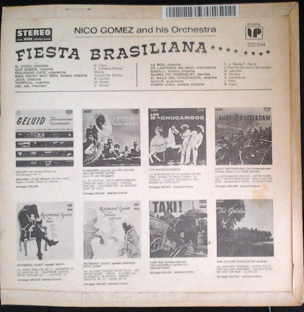 Nico Gomez And His Orchestra : Fiesta Brasiliana (LP, Album)