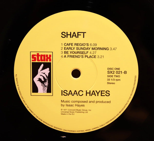 Isaac Hayes : Shaft (2xLP, Album, RE, RM)