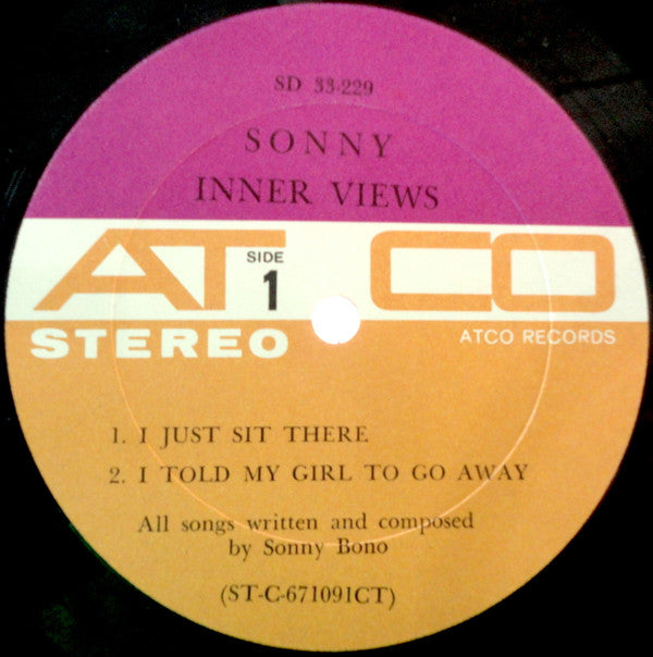 Sonny* : Inner Views (LP, Album, Ter)