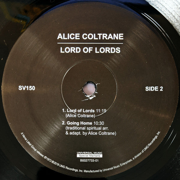 Alice Coltrane : Lord Of Lords (LP, Album, RE, RM)