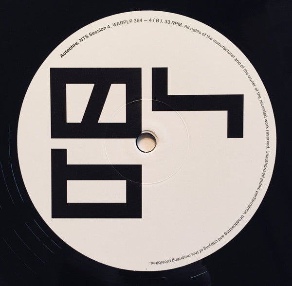 Autechre : NTS Session 4 (3xLP)