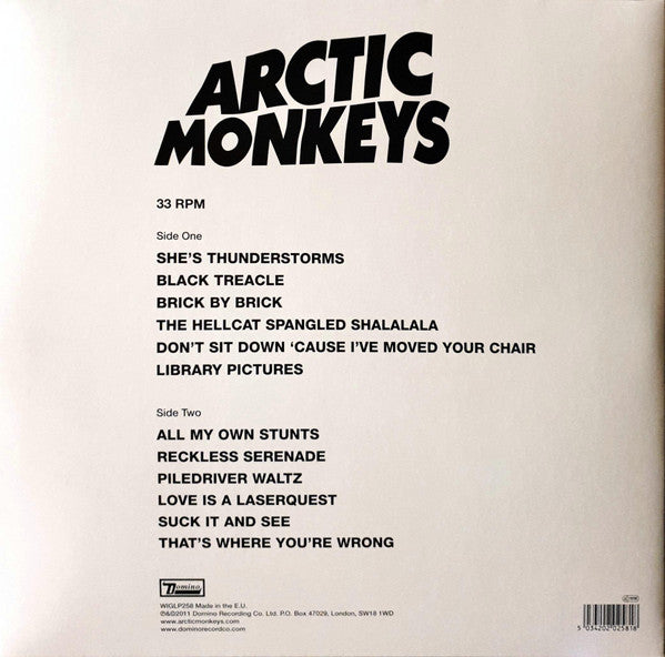 Arctic Monkeys : Suck It And See (LP, Album, RE)