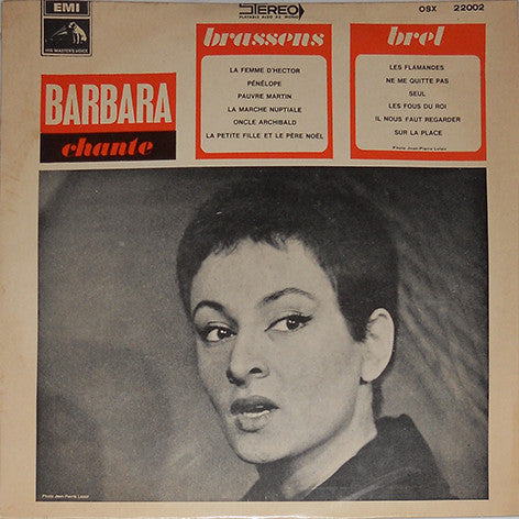 Barbara (5) : Barbara Chante Brassens / Brel (LP, Comp)
