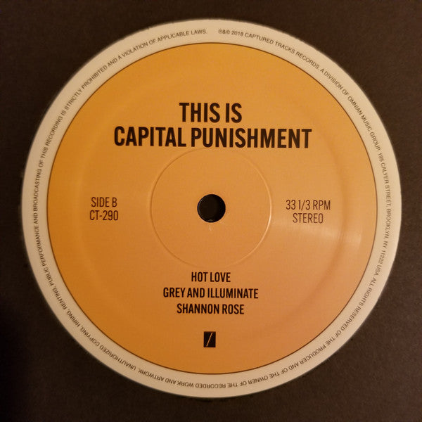 Capital Punishment (4) : This Is Capital Punishment (12", EP, Ltd, Tra)