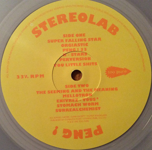 Stereolab : Peng! (LP, Album, RE, RM, Cle)