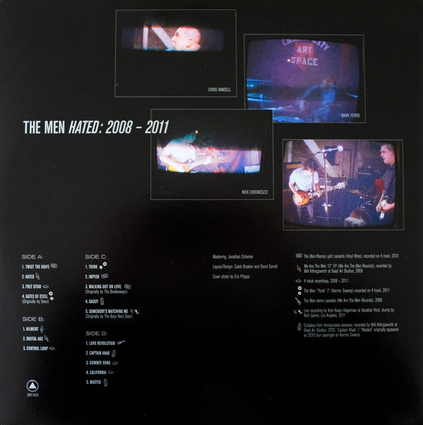 The Men (2) : Hated: 2008 - 2011 (2xLP, Comp)