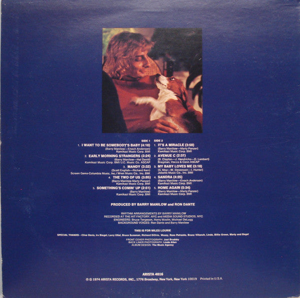 Barry Manilow : Barry Manilow II (LP, Album, RE, Pla)