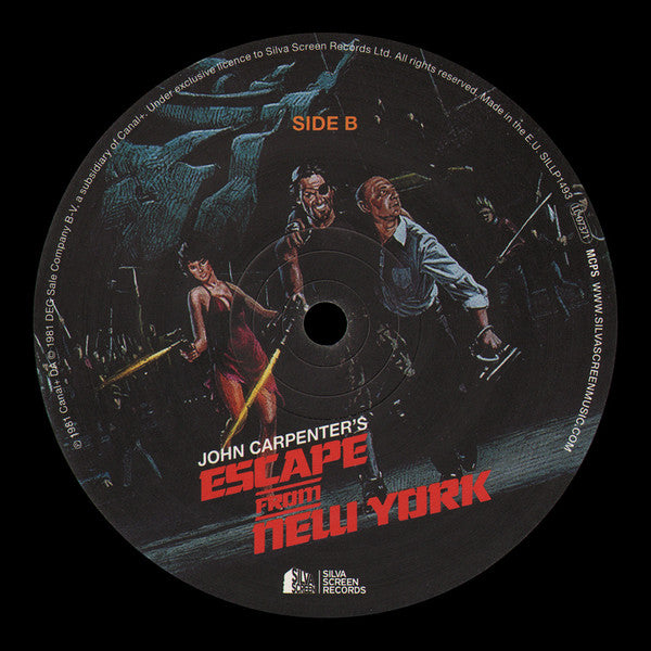 John Carpenter In Association With Alan Howarth :   Escape from New York (2xLP, Ltd)