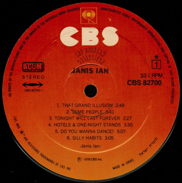 Janis Ian : Janis Ian (LP, Album)