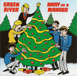 Green River / U-Men (2) : Away In A Manger / Blue Christmas (7", Ltd, Red)