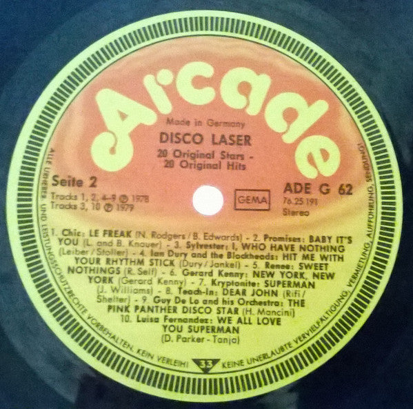 Various : Disco Laser (LP, Comp)