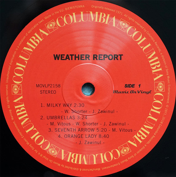 Weather Report : Weather Report (LP, Album, RE)