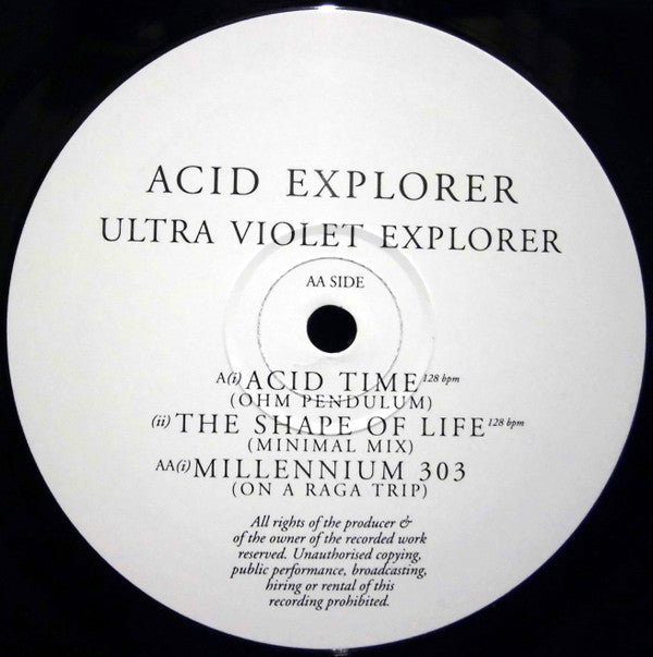 Ultra Violet Explorer* : Acid Explorer (12")