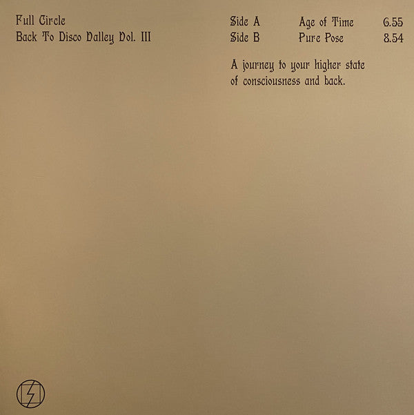 Full Circle (16) : Back To Disco Valley Vol. III (12")