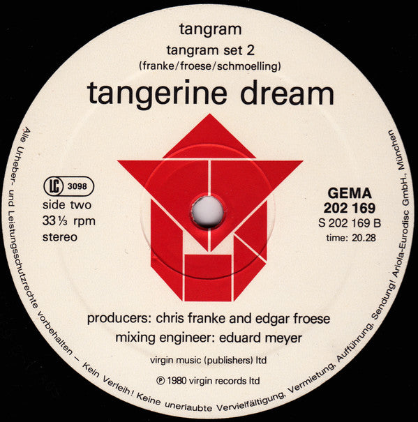 Tangerine Dream : Tangram (LP, Album)