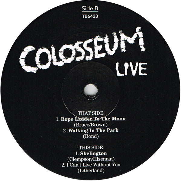 Colosseum : Live (2xLP, Album, Ltd, Num, RE, S/Edition)