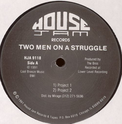 Two Men On A Struggle : Project 1-4 (12")