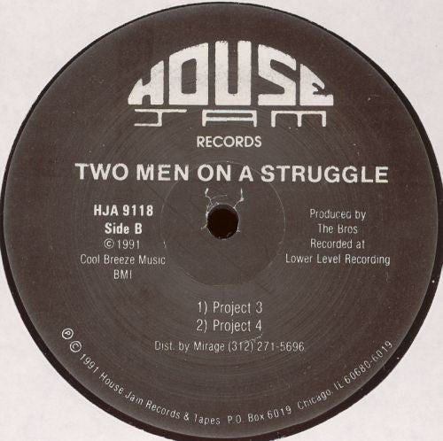 Two Men On A Struggle : Project 1-4 (12")