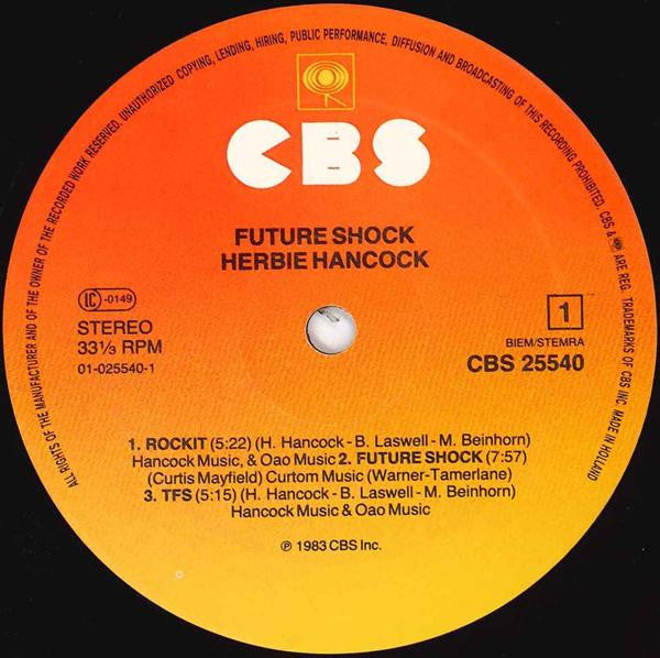 Herbie Hancock : Future Shock (LP, Album)