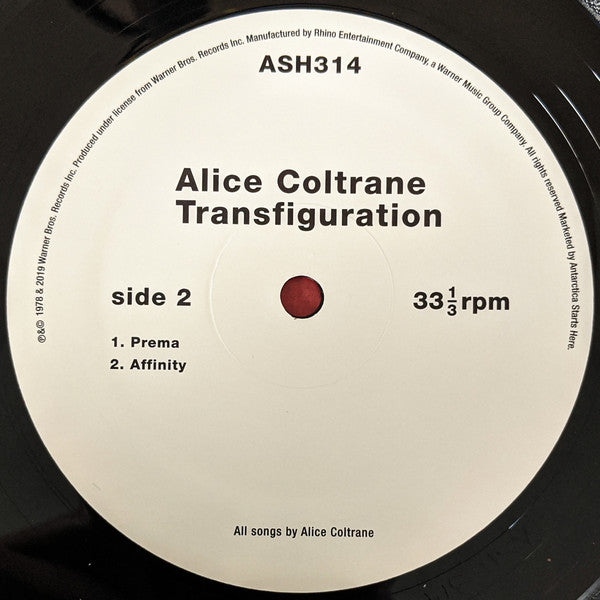 Alice Coltrane : Transfiguration (2xLP, Album, RE, RM)