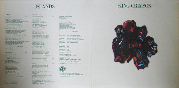 King Crimson : Islands (LP, Album, Gat)