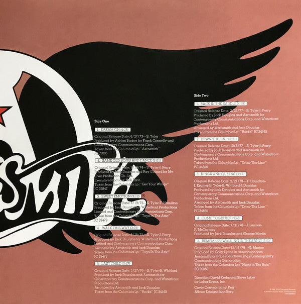 Aerosmith : Aerosmith's Greatest Hits (LP, Comp, RE)