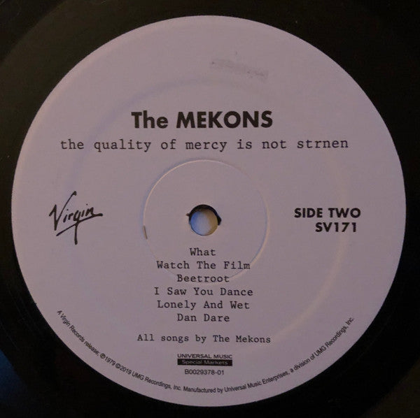 The Mekons : The Quality Of Mercy Is Not Strnen (LP, Album, RE)