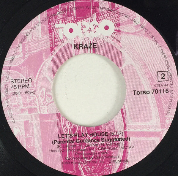 Kraze : Let's Play House (7", Single)