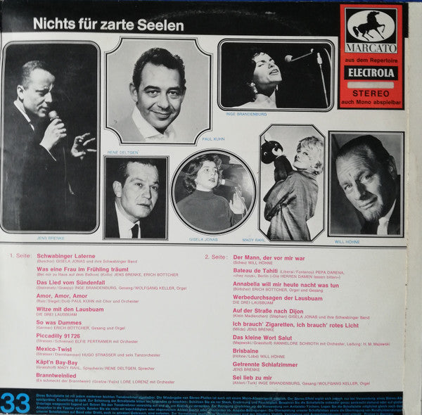 Various : Nichts Für Zarte Seelen (LP, Comp, Club)