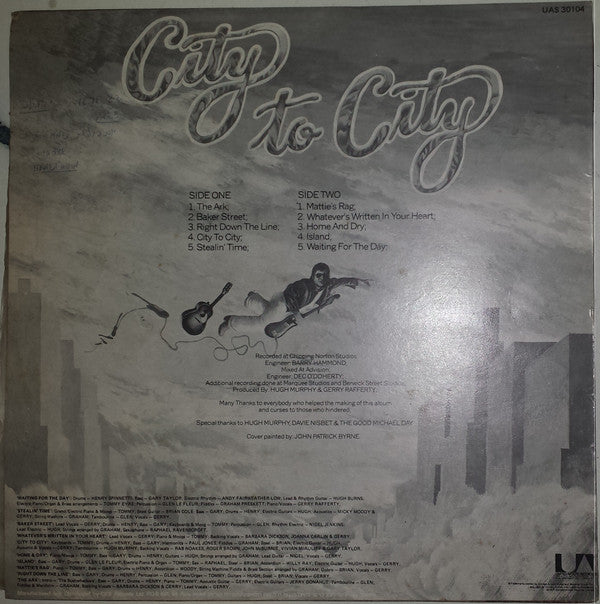 Gerry Rafferty : City To City (LP, Album)