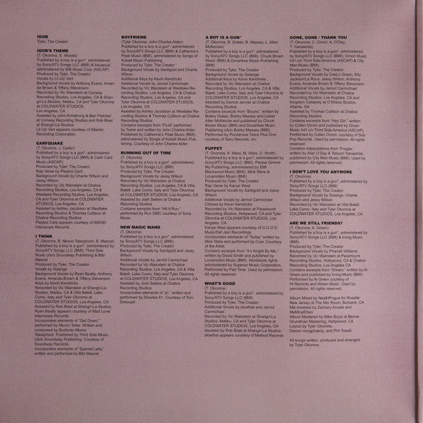 Tyler, The Creator : Igor (LP, Album)