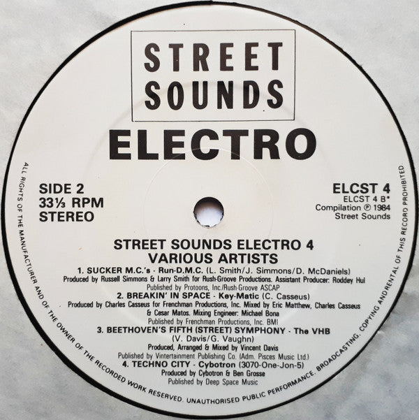 Various : Street Sounds Electro 4 (LP, Comp, Mixed)