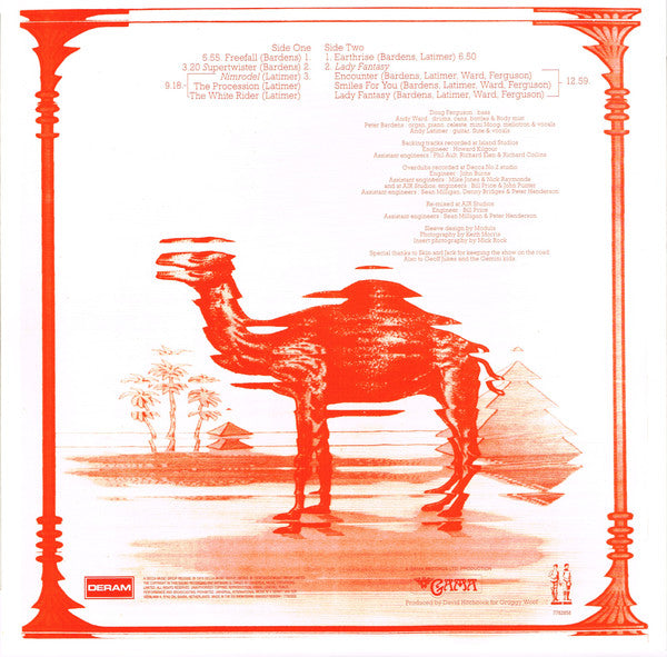 Camel : Mirage (LP, Album, RE, RM)