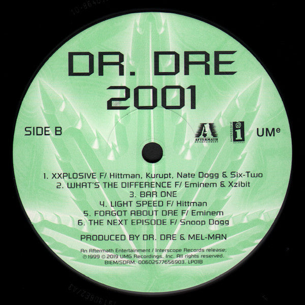 Dr. Dre : 2001 (2xLP, Album, RE)